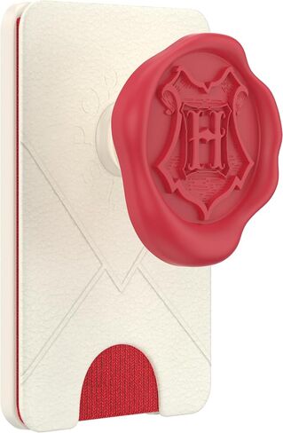 PopSockets Phone Wallet with Expanding Grip, Phone Card Holder, Wireless Charging Compatible, Wallet Compatible with MagSafe - Hogwarts Letter in Saudi Arabia