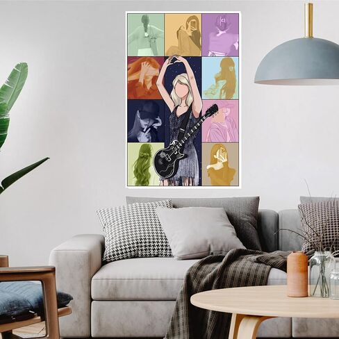 ملصق موسيقى نسائي للمراهقين، ملصقات ألبومات فنية جدارية، ملصق لعشاق الموسيقى، ملصق هدايا عيد الحب للفتيات للمراهقات in Kuwait