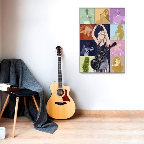 ملصق موسيقى نسائي للمراهقين، ملصقات ألبومات فنية جدارية، ملصق لعشاق الموسيقى، ملصق هدايا عيد الحب للفتيات للمراهقات in Kuwait