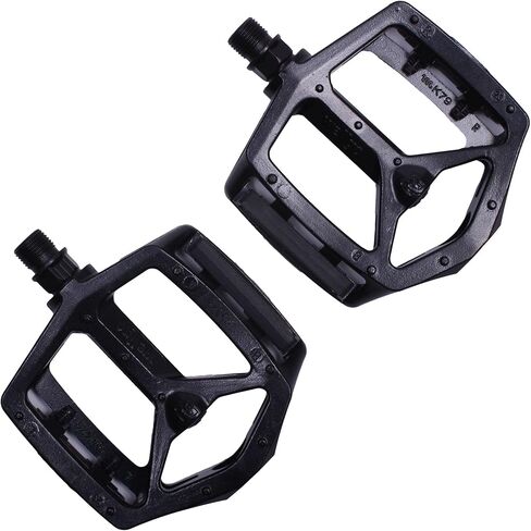 Light Weight Bike Pedals,Waterproof Bicycle Pedals with Aluminum,Universal 9/16 inch Anti-Skid Cycling Platform for City Bike,Ebike,Commuter Bike,MTB,BMX,Wellgo B249 Pedals in Kuwait