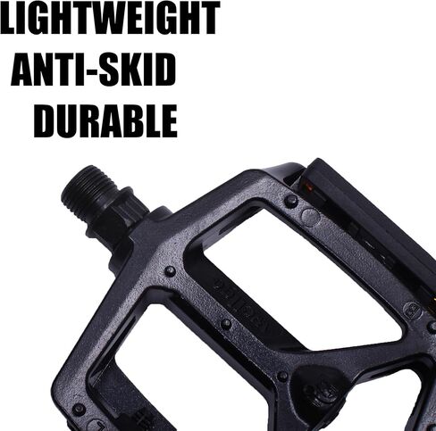 Light Weight Bike Pedals,Waterproof Bicycle Pedals with Aluminum,Universal 9/16 inch Anti-Skid Cycling Platform for City Bike,Ebike,Commuter Bike,MTB,BMX,Wellgo B249 Pedals in Kuwait