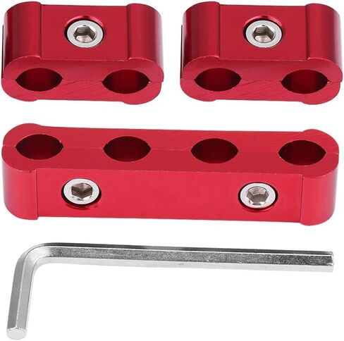 نول قابس شرارة السيارة، مقسم سلك المحرك، سبائك الألومنيوم، فاصل سلك توصيل الإشعال 8 مم 9 مم 10 مم 12 قطعة (أحمر) in Kuwait