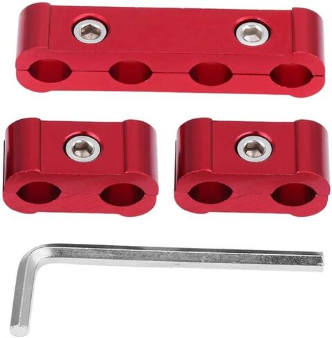 نول قابس شرارة السيارة، مقسم سلك المحرك، سبائك الألومنيوم، فاصل سلك توصيل الإشعال 8 مم 9 مم 10 مم 12 قطعة (أحمر) in Kuwait