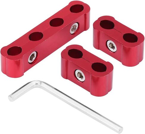 نول قابس شرارة السيارة، مقسم سلك المحرك، سبائك الألومنيوم، فاصل سلك توصيل الإشعال 8 مم 9 مم 10 مم 12 قطعة (أحمر) in Kuwait