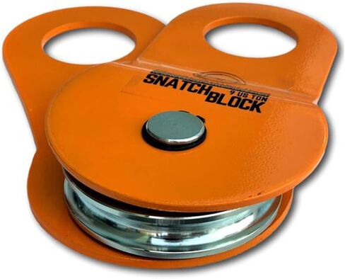 GearAmerica 2PK سناتش بلوك 9 طن | نظام بكرة الونش عالي التحمل للحبال الاصطناعية أو الكابلات الفولاذية | سعة الونش المزدوج، إطالة العمر، التحكم في اتجاه السحب | أفضل ملحقات التعافي على الطرق الوعرة in Kuwait