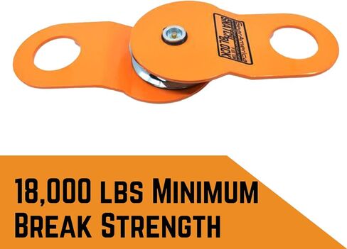 GearAmerica 2PK سناتش بلوك 9 طن | نظام بكرة الونش عالي التحمل للحبال الاصطناعية أو الكابلات الفولاذية | سعة الونش المزدوج، إطالة العمر، التحكم في اتجاه السحب | أفضل ملحقات التعافي على الطرق الوعرة in Kuwait