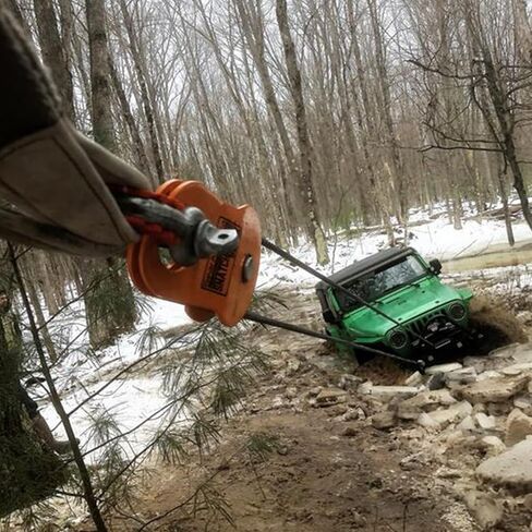 GearAmerica 2PK سناتش بلوك 9 طن | نظام بكرة الونش عالي التحمل للحبال الاصطناعية أو الكابلات الفولاذية | سعة الونش المزدوج، إطالة العمر، التحكم في اتجاه السحب | أفضل ملحقات التعافي على الطرق الوعرة in Kuwait