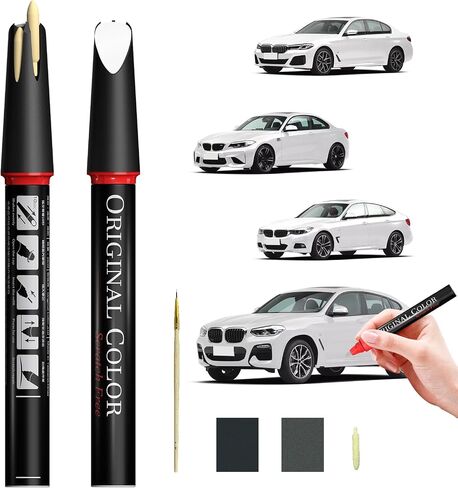 Carhoo B45 Automotive Touchup Paint, Estoril Blue Metallic Suitable For BMW Genuine Custom Color Car Touch Up Paint, With Pen Tip & Fine Brush in Kuwait