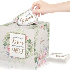 Finados Diaper Raffle Tickets with Box, 1Diaper Raffle Box and 50Diaper Raffle Cards, Diaper Raffle Tickets for Baby Shower, Diaper Party Raffle Insert Cards for Baby Shower,Party Decorations Supplies