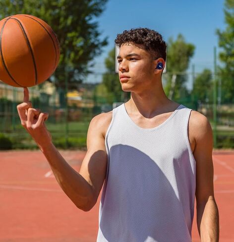 سماعات أذن SOAR NBA الرياضية اللاسلكية: ملاءمة مريحة وشحن مريح، لوس أنجلوس ليكرز in Kuwait