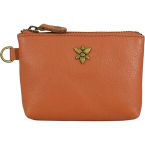 Anna by Anuschka Women's Hand Painted Leather Coin Pouch Purse