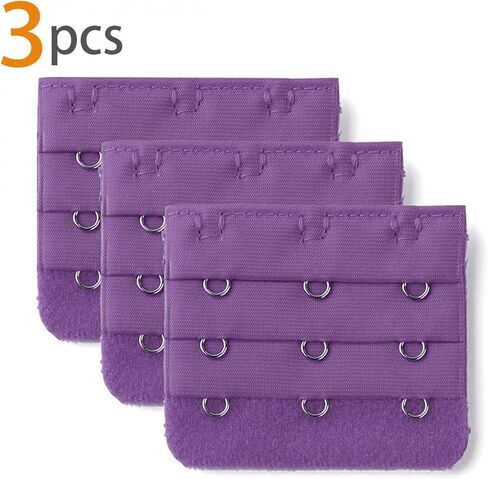 Allegra K 3 هوك 3 صف تمديد حزام حمالة الصدر المشبك الخطافات حزام حمالة الصدر للنساء in Kuwait