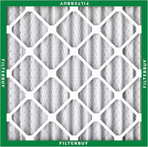 فلتر هواء 18x24x1 مرشح هواء MERV 8 دفاع الغبار (عبوتان)، استبدال مرشحات الهواء الفرن المطوية HVAC AC (الحجم الفعلي: 17.38 × 23.38 × 0.75 بوصة) in Kuwait