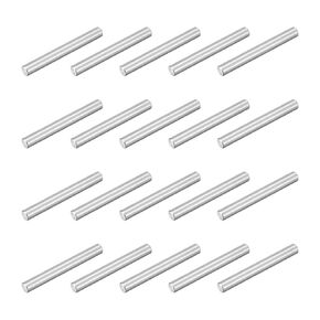 UXCELL 80PCS M2 X 40MM 304 دبوس الصلب غير القابل للصدأ ، دبوس الرف الأسطواني دعم PEG PIN PIN PROALTER للتصنيع الميكانيكي ، الصناعة ، تركيب الأثاث ، الفضة