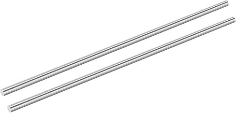 uxcell 5Pcs 304 Stainless Steel Rods, 8.5mm x 153mm Metal Solid Shaft Round Rod Lathe Bar Stock for Model Plane Cars Ship DIY Craft Metal Working in Kuwait