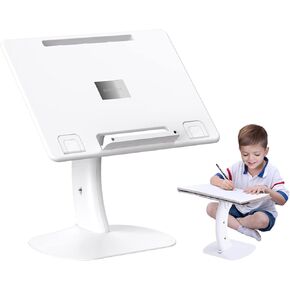 OATSBASF Book Reading Stand, Height Adjustable Book Holder Stand with Book Clip, Book Holder for Reading Hand Free, Kid-Friendly Ergonomic Book Stand, Portable Book Reading Stand for Bed Floor Sofa in Kuwait