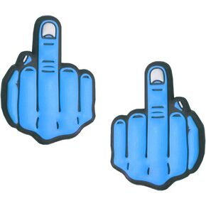 Middle Finger Tennis Vibration Dampener by Racket Expressions (2 & 5 Packs)