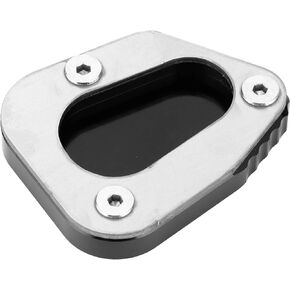 Qiilu Motorcycle Kickstand Extender Foot Anti-Slip Side Stand Extension Pad Support Plate Fit for FJR1300 FJR1300A/AS