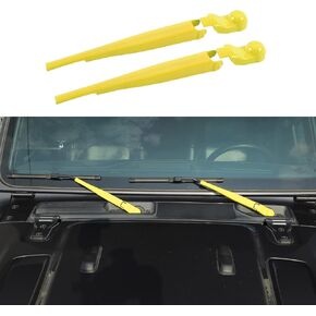 RT-TCZ for Wrangler JL Front Windshield Wipers Cover Trim for Jeep Wrangler JL Gladiator JT 2018-2022 Red Exterior Accessories 2pcs