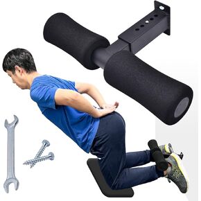 Wall Mounted Nordic Hamstring Curl - LAT Pulldown Machines and Sit Up Exercises -Versatile Workout Tool for Nordic Curls Spanish Squats Core Twists,Enhance Your Core Strength and Leg Curls