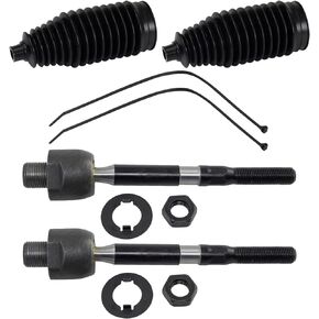 TRQ Inner Tie Rod Set Compatible with 2012-2016 Honda CR-V