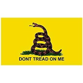 Dont Tread On Me - 4 Pack of Hard Hat Helmet 2" Decals - Full Color Vinyl Decal Sized For Macbook