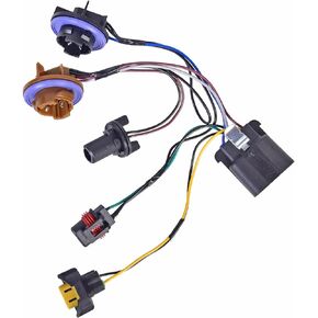 Headlight Wiring Harness Headlight Wire Harness Assembly Compatible with 2007-2014 Chevy Tahoe Suburban Avalanche GM SUV Replacement 15950809 15782377 Front Right or Left Lamp Socket Wire (1PCS)