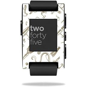 MightySkins Skin Compatible with Pebble Smart Watch – Retro Lures | Protective, Durable, and Unique Vinyl Decal wrap Cover | Easy to Apply, Remove, and Change Styles | Made in The USA