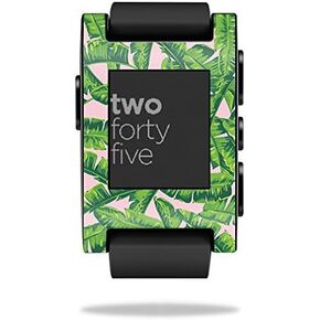 MightySkins Skin Compatible with Pebble Smart Watch – Jungle Glam | Protective, Durable, and Unique Vinyl Decal wrap Cover | Easy to Apply, Remove, and Change Styles | Made in The USA
