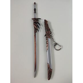 Ancient Han sword alloy weapon model sword pendant