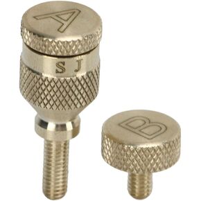 2Pcs 4Mm Saxophone Curved Neck Tightening Screw For Treble Soprano Tenor Saxophone Performance Accessory