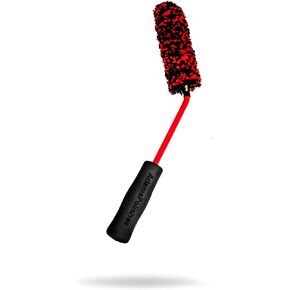 Adam's Polishes Angled Wheel Detailing Brush - Car Cleaning Wheel Brush |Use W/Wheel Cleaner, Rim Cleaner, Chrome Cleaner | Car Wash Brush Cleans Brake Dust from Barrels & Hard to Reach Areas (Small)
