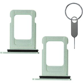 2 Pieces Sim Card Tray Holder with Waterproof Rubber & Eject Pin Replacement for iPhone 12 6.1 Inch (Purple)