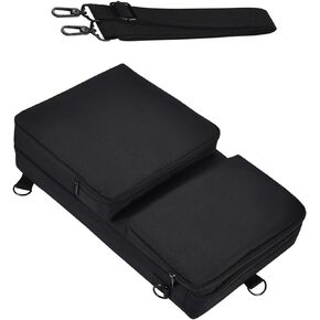 Carrying Travel Case for Pioneer DDJ-400, DDJ-FLX4, DDJ-SB3, DJ-202, Hercules Inpulse 300, Traktor Kontrol S2 Mk3 Disc Player DJ Controller Storage Bag Portable Gig Bag with Shoulder Strap
