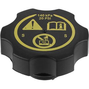 ACROPIX Radiator Pressure Coolant Reservoir Overflow Tank Cap for Buick Cascada - Pack of 1 Black