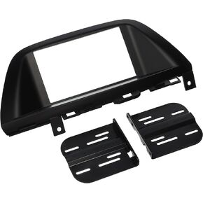 Scosche HA1700B Compatible with 2005-10 Honda Odyssey ISO Double DIN Dash Kit Black