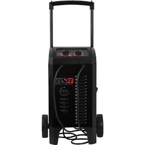 Schumacher DSR140 12/24V Manual Wheel Charger, Car Battery Charger + Jump Starter - 12v + 24v Battery Charger - 200/50/25/10 Amp - Heavy Duty, Professional Grade Engine Starter