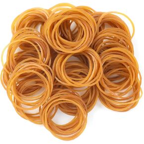 200pcs Natural Rubber Elastic Bands Heavy Duty Bands for Hair Home, Pens, Catapults, Bills, Bank Paper, Office Supplies(38mm)