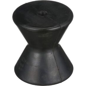Attwood 11209-1 Boat Trailer Rubber Bow Roller, Black, 4 Inches