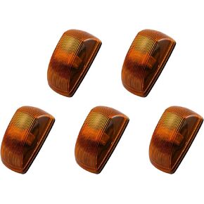 5PCS LED Cab Roof Marker Light Front Top Amber Lamps Fit for Freightliner M2 106 2002-up M2 112 2003-up Business Class M2 2004-2012 Accessories A06-40578-000