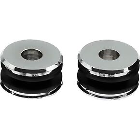 Chrome Harley Detachable Docking Hardware Kit Saddlebag Docking Bushings Fits for Harley 2003-2017 Flstc Models Equipped with Quick-Detach Saddlebag Kit P/N 90200641a And Detachable Accessories (4)