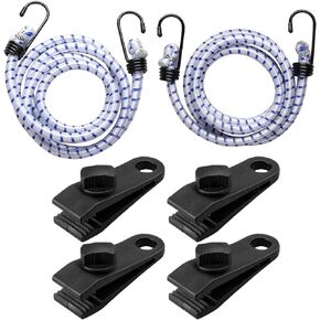 Tecoom Gust Straps Car Cover Wind Protector 2PCS, Protect Car Cover from Blowing Off in High Winds, Universal Fit for Most Cars, Sedans, SUVs, Trucks, Vans, and More!
