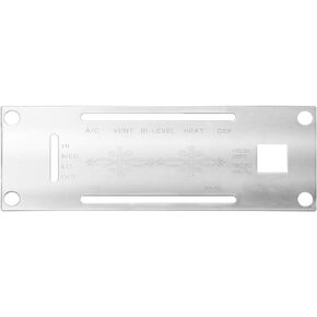 GG Grand General 68253 Stainless Steel A/C Heater Control Plate Cover for KW W Models