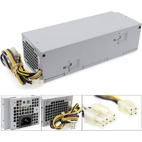 Upgraded 240W 3650 Power Supply Replacement for Dell Optiplex 3650 7040 3040 3656 5040 (SFF)B240NM-00 HU240AM-00 AC240EM-00 P/N: 4GTN5 4R1KT D7GX8 HGRMH 2P1RD H62JR 3RK5T 6WX7D 0M1C3(8+4PIN Connector)