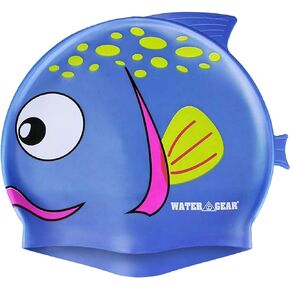 Water Gear Critter Cap - Extremely Durable Swimming Cap for Kids - Great for Improving Swimming Skills and Instilling Confidence in The Water - Long-Lasting Toddler Swimming Cap