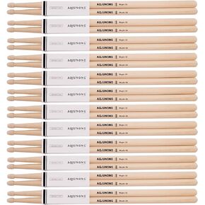 2B Drumsticks,12 Pair Maple Drum Sticks 2B, Wood Tip Drumsticks 2B Drum sticks for Adults Kids and Beginners.