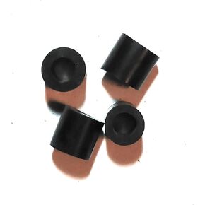 Steel Drum Pan Mallets Replacement Tips - Lead/Tenor Black (2 pr.)