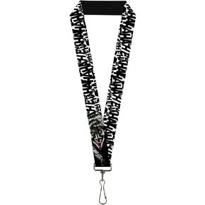 Lanyard Joker The Killing Joke Holding Head Pose Hahaha White Black