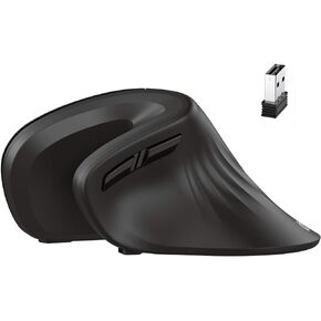 iClever Ergonomic Wireless Vertical Mouse 6 Buttons with Adjustable DPI Comfortable 2.4G Optical for Mac, PC, Desktop, Laptop