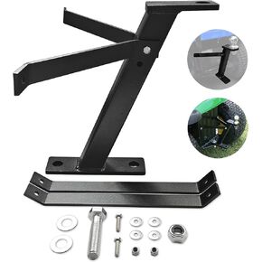 Lawn Mower Tractor Towing Hitch Garden Lawn Pro Tow Mower Hitch Kit Black Powder-Coated Finish